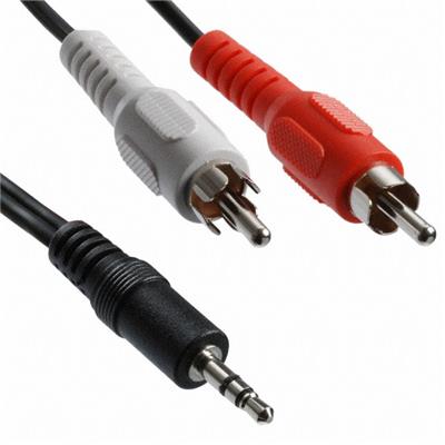 Cable Miniplug 3,5mm a 2 RCA 3m